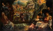 Jacopo Tintoretto The Worship of the Golden Calf oil painting on canvas